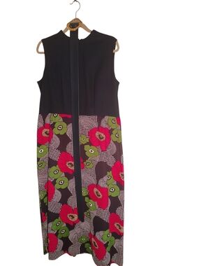 Vintage Puritan Forever Young Maxi Dress 60’s Retro W Original Belt